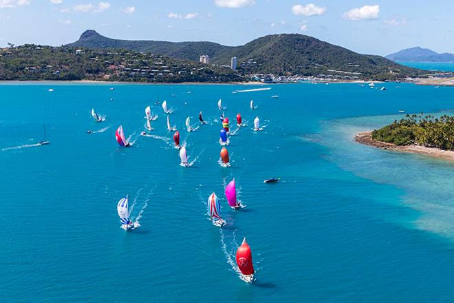 2016 AHIRW - Aerial of the start of the Molles islands race ©  Andrea Francolini Photography http://www.afrancolini.com/